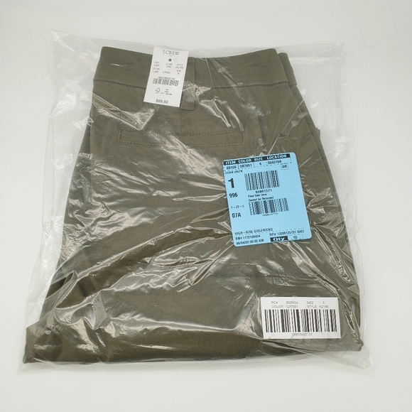 J.Crew High-Rise Girlfriend Chino Pants, Size 4 - Picture 6 of 8